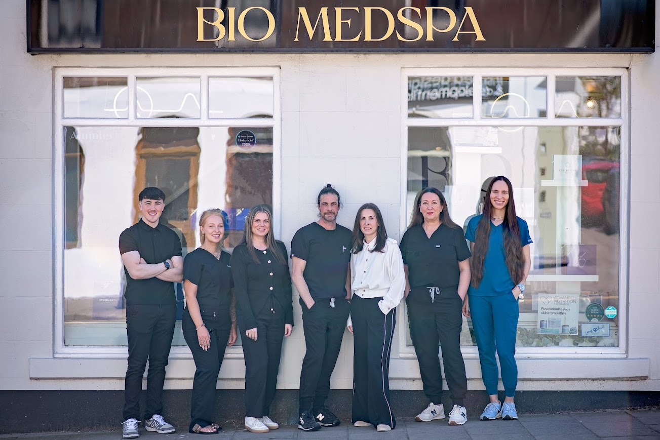 The Bio Medspa team outside the Stonehaven clinic.